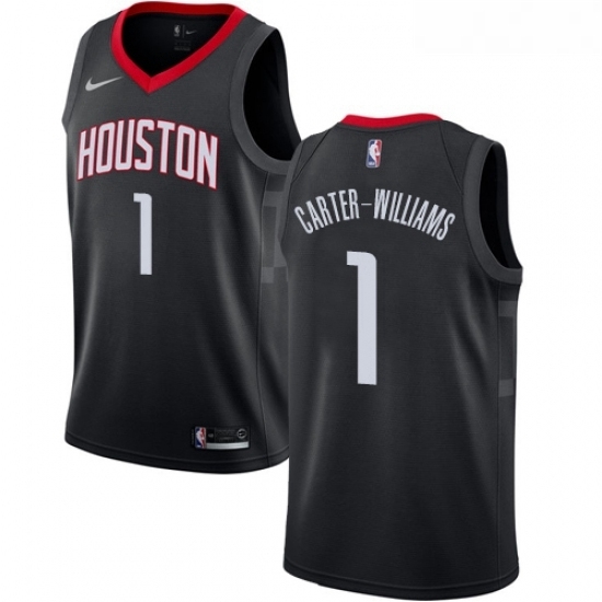 Youth Nike Houston Rockets 1 Michael Carter Williams Swingman Black NBA Jersey Statement Edition Edition Youth Nike Houston Rockets 1 Michael Carter Williams Swingman Black NBA Jersey Statement Edition Edition