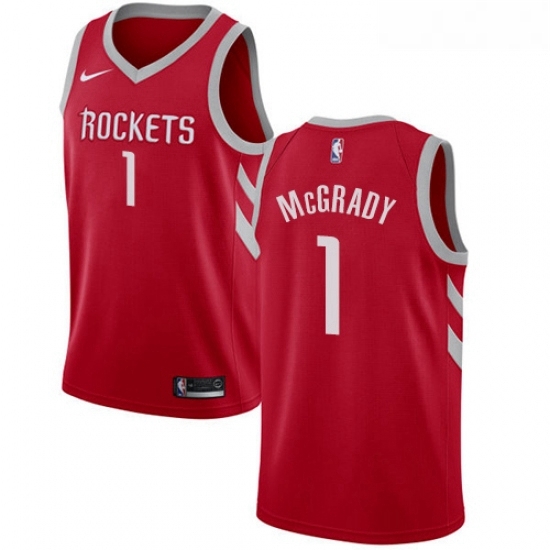 Youth Nike Houston Rockets 1 Tracy McGrady Swingman Red Road NBA Jersey Icon Edition Youth Nike Houston Rockets 1 Tracy McGrady Swingman Red Road NBA Jersey Icon Edition