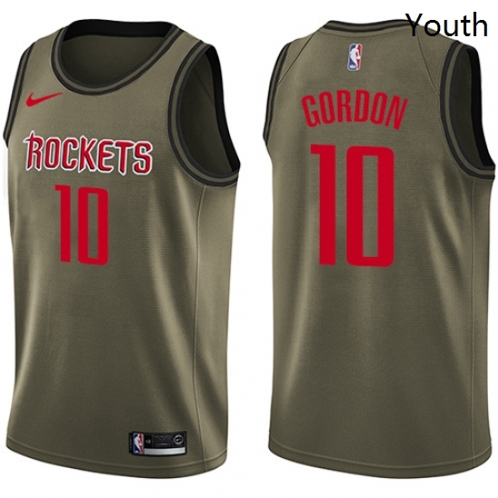 Youth Nike Houston Rockets 10 Eric Gordon Swingman Green Salute to Service NBA Jersey Youth Nike Houston Rockets 10 Eric Gordon Swingman Green Salute to Service NBA Jersey