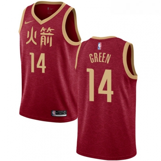 Youth Nike Houston Rockets 14 Gerald Green Swingman Red NBA Jersey 2018 19 City Edition Youth Nike Houston Rockets 14 Gerald Green Swingman Red NBA Jersey 2018 19 City Edition