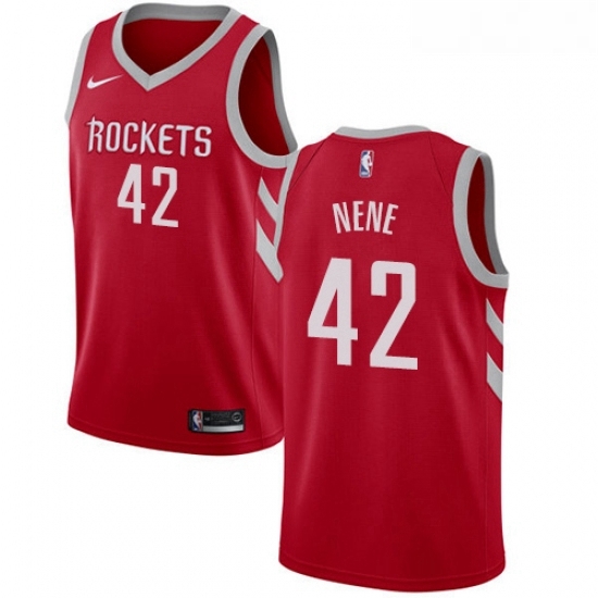Youth Nike Houston Rockets 42 Nene Swingman Red Road NBA Jersey Icon Edition Youth Nike Houston Rockets 42 Nene Swingman Red Road NBA Jersey Icon Edition