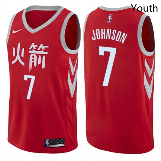Youth Nike Houston Rockets 7 Joe Johnson Swingman Red NBA Jersey City Edition Youth Nike Houston Rockets 7 Joe Johnson Swingman Red NBA Jersey City Edition