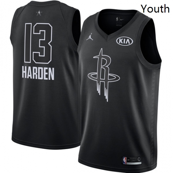 Youth Nike Jordan Houston Rockets 13 James Harden Swingman Black 2018 All Star Game NBA Jersey Youth Nike Jordan Houston Rockets 13 James Harden Swingman Black 2018 All Star Game NBA Jersey