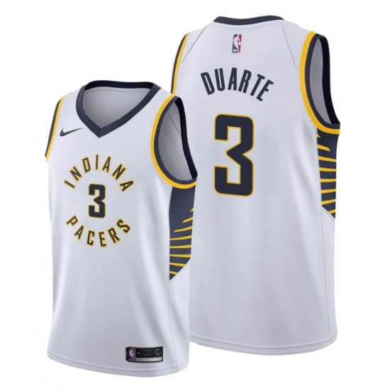 2021 Pacers Chris Duarte #3 White Stitched NBA Jersey 2021 Pacers Chris Duarte #3 White Stitched NBA Jersey