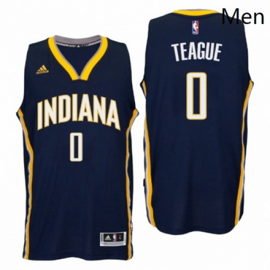 Indiana Pacers 0 Jeff Teague New Swingman Road Navy Jersey Indiana Pacers 0 Jeff Teague New Swingman Road Navy Jersey