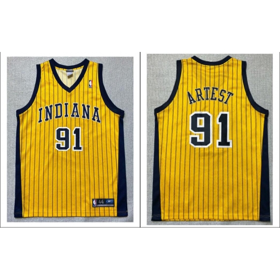 Men Reebok Ron Artest Indiana Pacers 91 Malice In The Palace Pinstripe Jersey Men Reebok Ron Artest Indiana Pacers 91 Malice In The Palace Pinstripe Jersey