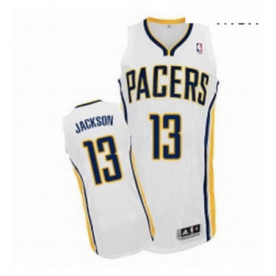 Mens Adidas Indiana Pacers 13 Mark Jackson Authentic White Home NBA Jersey Mens Adidas Indiana Pacers 13 Mark Jackson Authentic White Home NBA Jersey