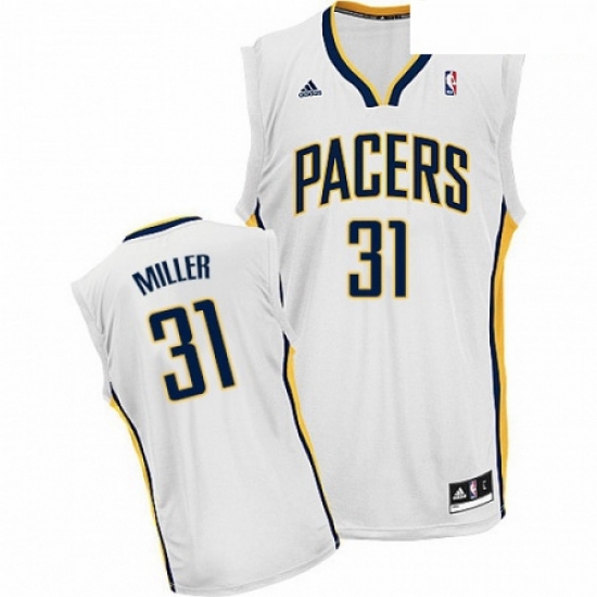 Mens Adidas Indiana Pacers 31 Reggie Miller Swingman White Home NBA Jersey Mens Adidas Indiana Pacers 31 Reggie Miller Swingman White Home NBA Jersey