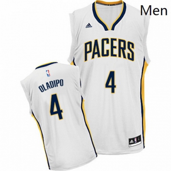 Mens Adidas Indiana Pacers 4 Victor Oladipo Swingman White Home NBA Jersey Mens Adidas Indiana Pacers 4 Victor Oladipo Swingman White Home NBA Jersey