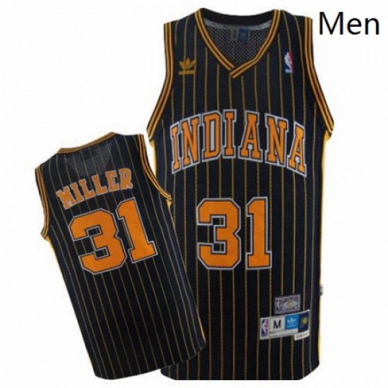 Mens Mitchell and Ness Indiana Pacers 31 Reggie Miller Authentic Navy Blue Throwback NBA Jersey Mens Mitchell and Ness Indiana Pacers 31 Reggie Miller Authentic Navy Blue Throwback NBA Jersey