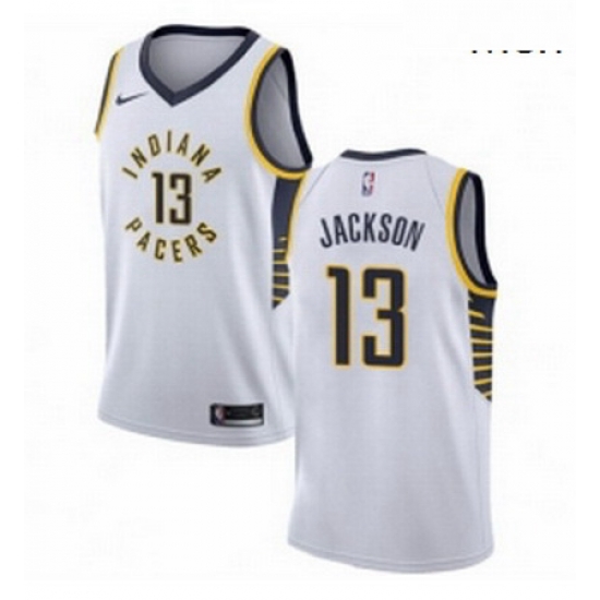 Mens Nike Indiana Pacers 13 Mark Jackson Swingman White NBA Jersey Association Edition Mens Nike Indiana Pacers 13 Mark Jackson Swingman White NBA Jersey Association Edition