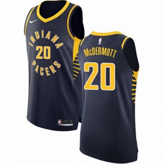 Mens Nike Indiana Pacers 20 Doug McDermott Authentic Navy Blue NBA Jersey Icon Edition Mens Nike Indiana Pacers 20 Doug McDermott Authentic Navy Blue NBA Jersey Icon Edition