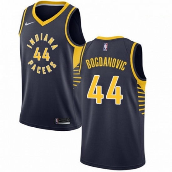 Mens Nike Indiana Pacers 44 Bojan Bogdanovic Swingman Navy Blue Road NBA Jersey Icon Edition Mens Nike Indiana Pacers 44 Bojan Bogdanovic Swingman Navy Blue Road NBA Jersey Icon Edition