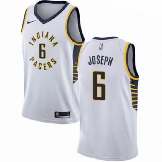 Mens Nike Indiana Pacers 6 Cory Joseph Swingman White NBA Jersey Association Edition Mens Nike Indiana Pacers 6 Cory Joseph Swingman White NBA Jersey Association Edition