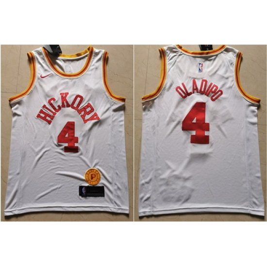 Pacers 4 Victor Oladipo White Nike Swingman Jersey Pacers 4 Victor Oladipo White Nike Swingman Jersey