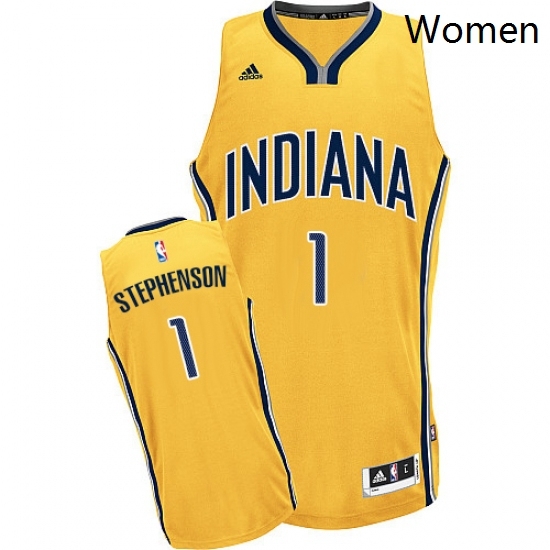 Womens Adidas Indiana Pacers 1 Lance Stephenson Swingman Gold Alternate NBA Jersey Womens Adidas Indiana Pacers 1 Lance Stephenson Swingman Gold Alternate NBA Jersey