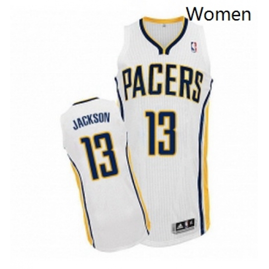 Womens Adidas Indiana Pacers 13 Mark Jackson Authentic White Home NBA Jersey Womens Adidas Indiana Pacers 13 Mark Jackson Authentic White Home NBA Jersey