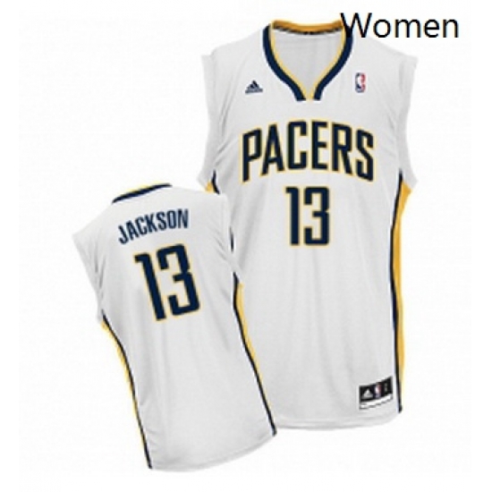 Womens Adidas Indiana Pacers 13 Mark Jackson Swingman White Home NBA Jersey Womens Adidas Indiana Pacers 13 Mark Jackson Swingman White Home NBA Jersey