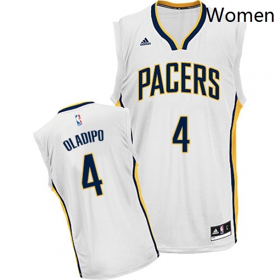 Womens Adidas Indiana Pacers 4 Victor Oladipo Swingman White Home NBA Jersey Womens Adidas Indiana Pacers 4 Victor Oladipo Swingman White Home NBA Jersey
