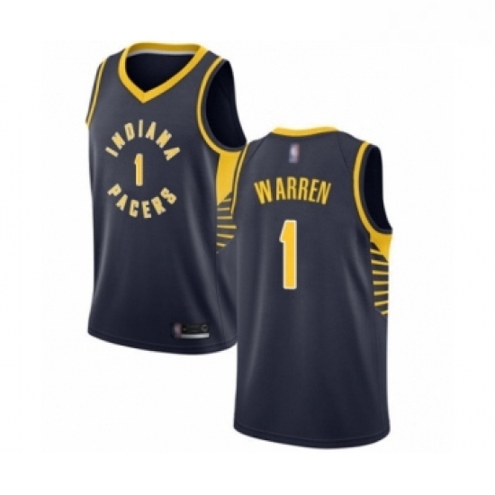 Womens Indiana Pacers 1 TJ Warren Swingman Navy Blue Basketball Jersey Icon Edition Womens Indiana Pacers 1 TJ Warren Swingman Navy Blue Basketball Jersey Icon Edition