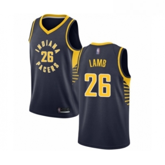 Womens Indiana Pacers 26 Jeremy Lamb Swingman Navy Blue Basketball Jersey Icon Edition Womens Indiana Pacers 26 Jeremy Lamb Swingman Navy Blue Basketball Jersey Icon Edition