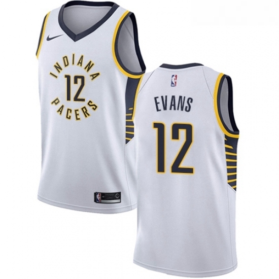 Womens Nike Indiana Pacers 12 Tyreke Evans Swingman White NBA Jersey Association Edition Womens Nike Indiana Pacers 12 Tyreke Evans Swingman White NBA Jersey Association Edition