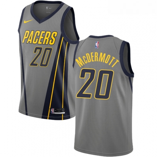 Womens Nike Indiana Pacers 20 Doug McDermott Swingman Gray NBA Jersey City Edition Womens Nike Indiana Pacers 20 Doug McDermott Swingman Gray NBA Jersey City Edition