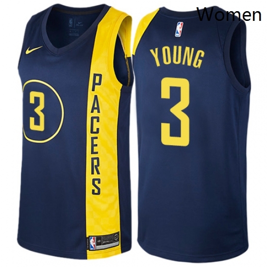 Womens Nike Indiana Pacers 3 Joe Young Swingman Navy Blue NBA Jersey City Edition Womens Nike Indiana Pacers 3 Joe Young Swingman Navy Blue NBA Jersey City Edition