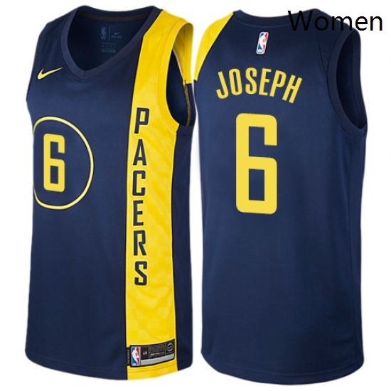 Womens Nike Indiana Pacers 6 Cory Joseph Swingman Navy Blue NBA Jersey City Edition Womens Nike Indiana Pacers 6 Cory Joseph Swingman Navy Blue NBA Jersey City Edition