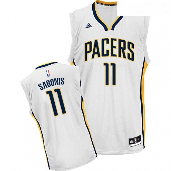 Youth Adidas Indiana Pacers 11 Domantas Sabonis Swingman White Home NBA Jersey Youth Adidas Indiana Pacers 11 Domantas Sabonis Swingman White Home NBA Jersey