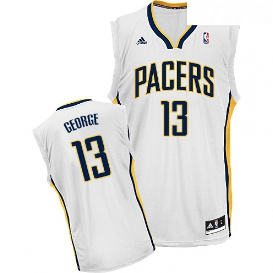 Youth Adidas Indiana Pacers 13 Paul George Swingman White Home NBA Jersey Youth Adidas Indiana Pacers 13 Paul George Swingman White Home NBA Jersey