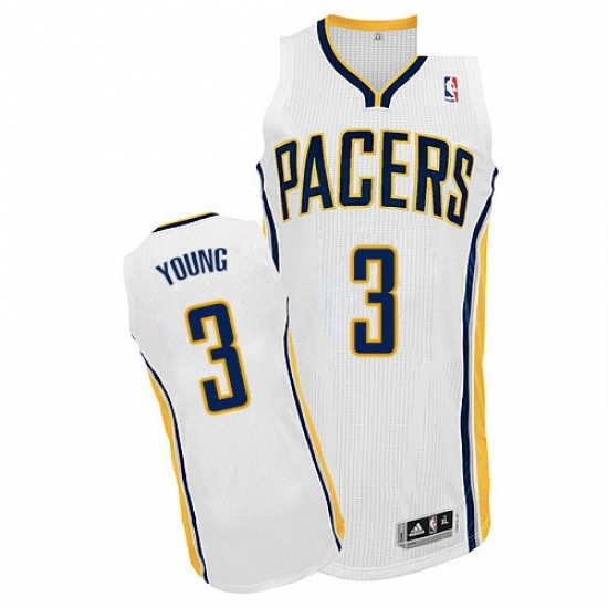 Youth Adidas Indiana Pacers 3 Joe Young Authentic White Home NBA Jersey Youth Adidas Indiana Pacers 3 Joe Young Authentic White Home NBA Jersey