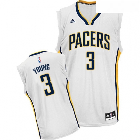 Youth Adidas Indiana Pacers 3 Joe Young Swingman White Home NBA Jersey Youth Adidas Indiana Pacers 3 Joe Young Swingman White Home NBA Jersey