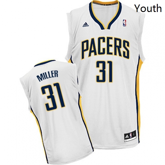 Youth Adidas Indiana Pacers 31 Reggie Miller Swingman White Home NBA Jersey Youth Adidas Indiana Pacers 31 Reggie Miller Swingman White Home NBA Jersey