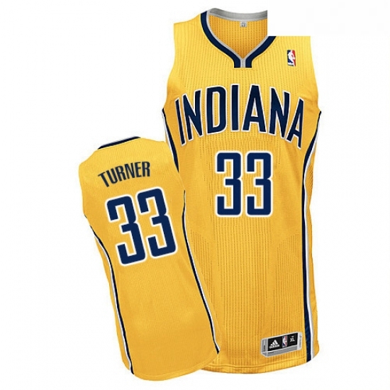 Youth Adidas Indiana Pacers 33 Myles Turner Authentic Gold Alternate NBA Jersey Youth Adidas Indiana Pacers 33 Myles Turner Authentic Gold Alternate NBA Jersey