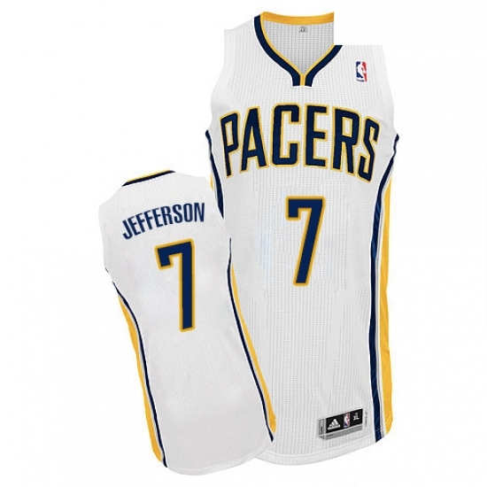 Youth Adidas Indiana Pacers 7 Al Jefferson Authentic White Home NBA Jersey Youth Adidas Indiana Pacers 7 Al Jefferson Authentic White Home NBA Jersey
