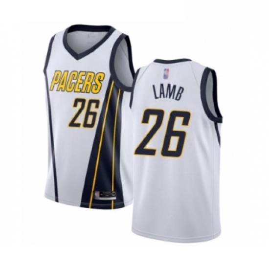 Youth Indiana Pacers 26 Jeremy Lamb White Swingman Jersey Earned Edition Youth Indiana Pacers 26 Jeremy Lamb White Swingman Jersey Earned Edition