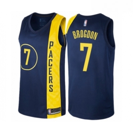 Youth Indiana Pacers 7 Malcolm Brogdon Swingman Navy Blue Basketball Jersey City Edition Youth Indiana Pacers 7 Malcolm Brogdon Swingman Navy Blue Basketball Jersey City Edition