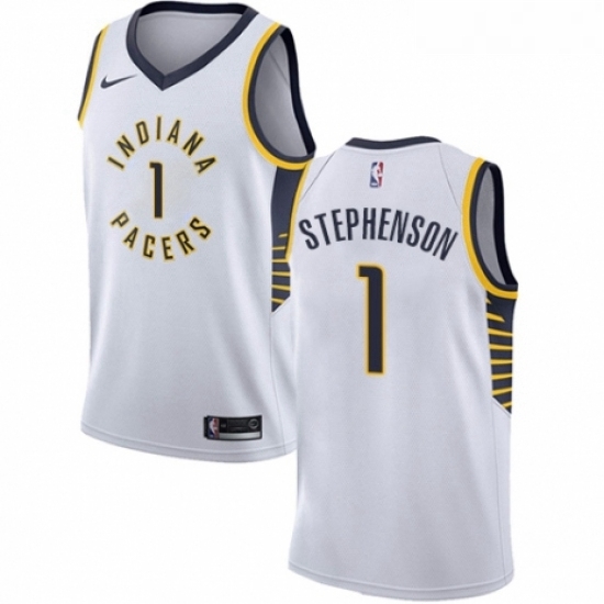 Youth Nike Indiana Pacers 1 Lance Stephenson Swingman White NBA Jersey Association Edition Youth Nike Indiana Pacers 1 Lance Stephenson Swingman White NBA Jersey Association Edition