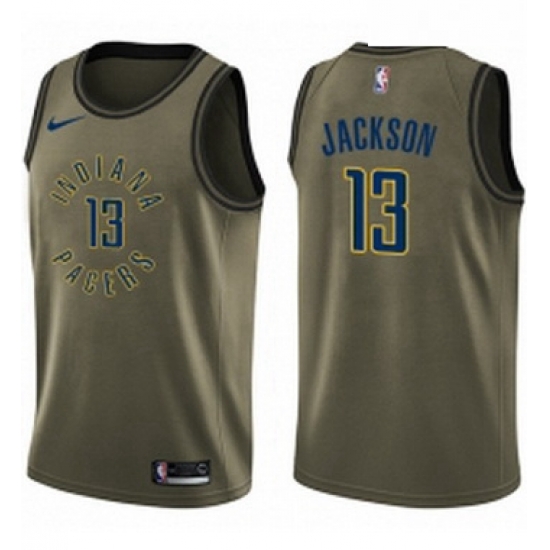 Youth Nike Indiana Pacers 13 Mark Jackson Swingman Green Salute to Service NBA Jersey Youth Nike Indiana Pacers 13 Mark Jackson Swingman Green Salute to Service NBA Jersey