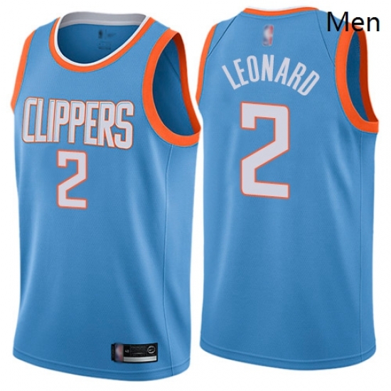Clippers #2 Kawhi Leonard Blue Basketball Swingman City Edition Jersey Clippers #2 Kawhi Leonard Blue Basketball Swingman City Edition Jersey