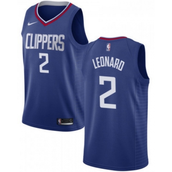 Clippers 2 Kawhi Leonard Blue Nike Swingman Jersey Clippers 2 Kawhi Leonard Blue Nike Swingman Jersey