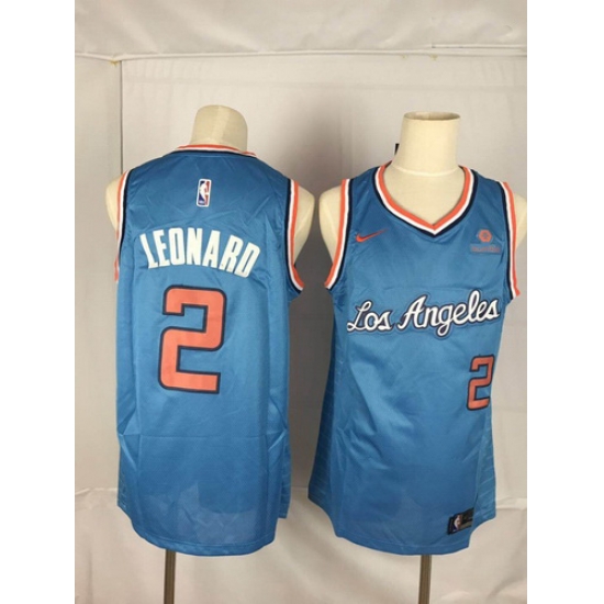 Clippers 2 Kawhi Leonard Blue Nike Throwback Swingman Jersey Clippers 2 Kawhi Leonard Blue Nike Throwback Swingman Jersey
