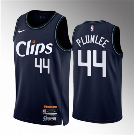 Men Los Angeles Clippers 44 Mason Plumlee Navy 2023 24 City Edition Stitched Jersey Men Los Angeles Clippers 44 Mason Plumlee Navy 2023 24 City Edition Stitched Jersey