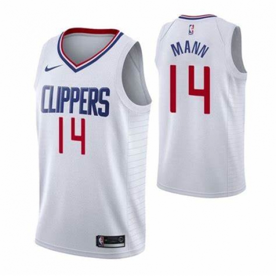 Men Nike Los Angeles Clippers Terance Mann 14 Stitched NBA Jersey White Men Nike Los Angeles Clippers Terance Mann 14 Stitched NBA Jersey White