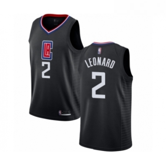Womens Los Angeles Clippers 2 Kawhi Leonard Authentic Black Basketball Jersey Statement Edition Womens Los Angeles Clippers 2 Kawhi Leonard Authentic Black Basketball Jersey Statement Edition