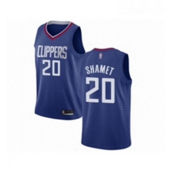 Womens Los Angeles Clippers 20 Landry Shamet Authentic Blue Basketball Jersey Icon Edition Womens Los Angeles Clippers 20 Landry Shamet Authentic Blue Basketball Jersey Icon Edition