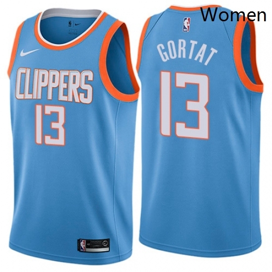 Womens Nike Los Angeles Clippers 13 Marcin Gortat Swingman Blue NBA Jersey City Edition Womens Nike Los Angeles Clippers 13 Marcin Gortat Swingman Blue NBA Jersey City Edition