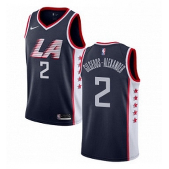 Womens Nike Los Angeles Clippers 2 Shai Gilgeous Alexander Swingman Navy Blue NBA Jersey City Edition Womens Nike Los Angeles Clippers 2 Shai Gilgeous Alexander Swingman Navy Blue NBA Jersey City Edition