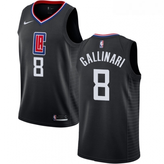 Womens Nike Los Angeles Clippers 8 Danilo Gallinari Swingman Black Alternate NBA Jersey Statement Edition Womens Nike Los Angeles Clippers 8 Danilo Gallinari Swingman Black Alternate NBA Jersey Statement Edition